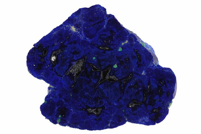 Vivid Blue, Cut/Polished Azurite Nodule - Siberia #94582